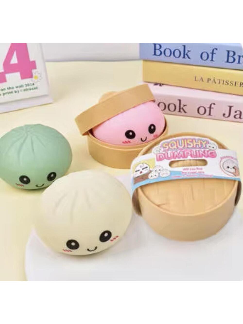 Lot of 6 Squishy Dumpling Sensory Fidget Toy Blind Box Cute Squeeze StressRelief